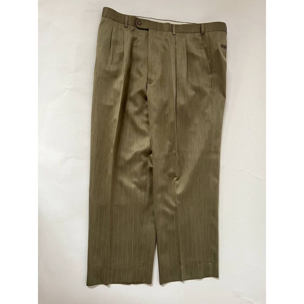 Vintage Vanetti Le Collezioni Mens Dress Pants Gray High Rise Pleated 40x29